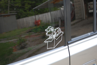Illustration for article titled Oppo & other stickers on the fleet.